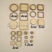 Дървени основи за бижуте - D002