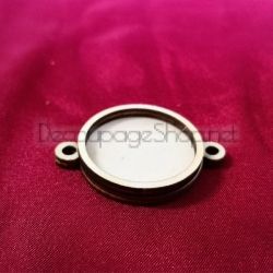 Дървени основи за бродирани бижута - гривна - ф-40мм - D040GR