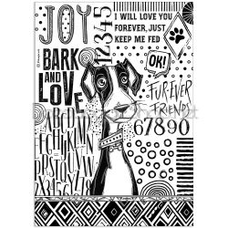 STAMPERIA FURRY FRIENDS ДЕКУПАЖНА ХАРТИЯ А4 - DFSA41070