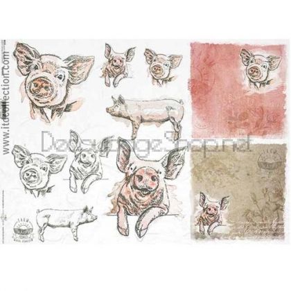 ITD COLLECTION ДЕКУПАЖНА ОРИЗОВА ХАРТИЯ А3 - R0400L