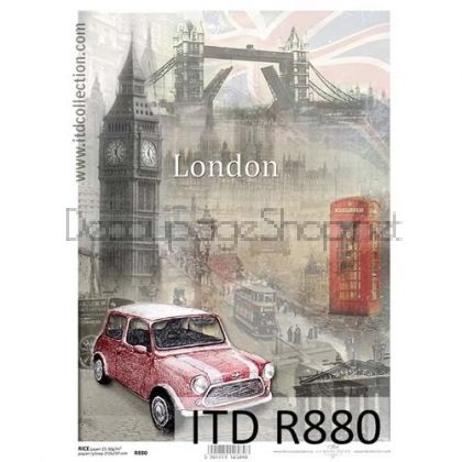 ITD COLLECTION ДЕКУПАЖНА ОРИЗОВА ХАРТИЯ А4 - R0880