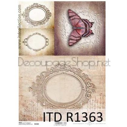 ITD COLLECTION ДЕКУПАЖНА ОРИЗОВА ХАРТИЯ А4 - R1363