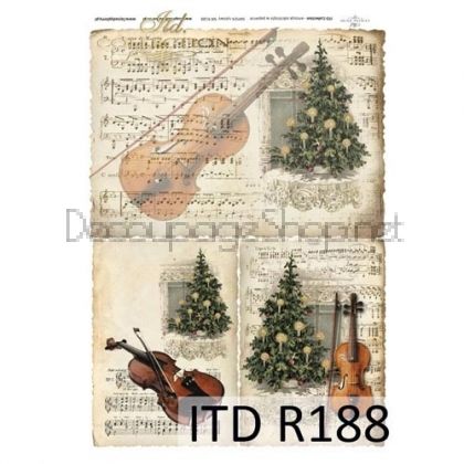 ITD COLLECTION ДЕКУПАЖНА ОРИЗОВА ХАРТИЯ А4 - R0188