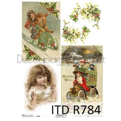 ITD COLLECTION ДЕКУПАЖНА ОРИЗОВА ХАРТИЯ А4 - R784