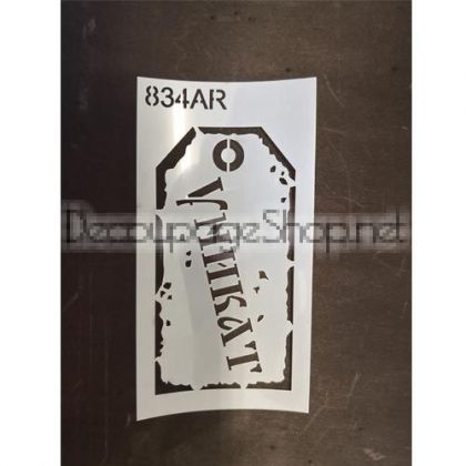 УНИВЕРСАЛЕН ШАБЛОН ЗА МНОГОКРАТНА УПОТРЕБА  10 х 15см -  834AR