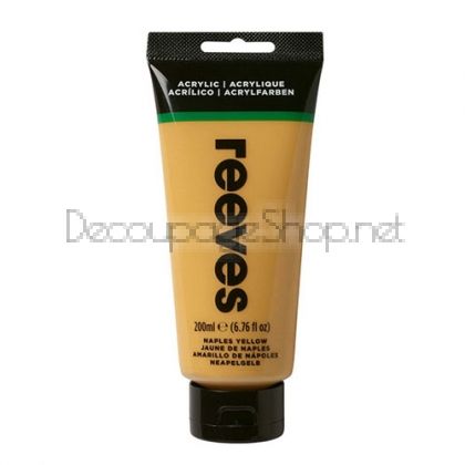REEVES АКРИЛНА БОЯ 200 МЛ - NAPLES YELLOW 8381495