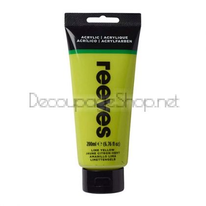 REEVES АКРИЛНА БОЯ 200 МЛ - LIME YELLOW 8381415