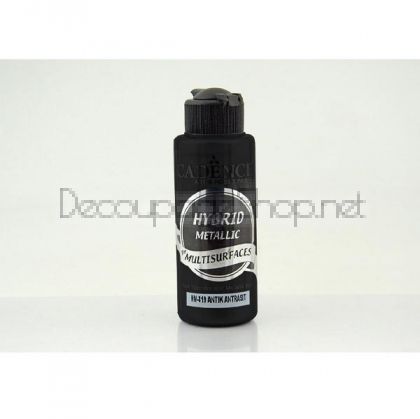 CADENCE АКРИЛНА БОЯ METALLIC HYBRID 120 МЛ. - BLACK 820