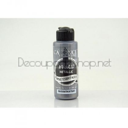CADENCE АКРИЛНА БОЯ METALLIC HYBRID 120 МЛ. - ANTHRACITE 819