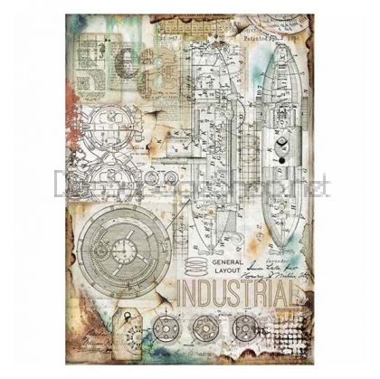 STAMPERIA ДЕКУПАЖНА ОРИЗОВА ХАРТИЯ А4 - DFSA4433