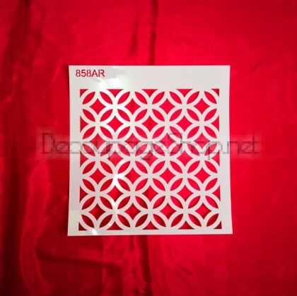 УНИВЕРСАЛЕН ШАБЛОН ЗА МНОГОКРАТНА УПОТРЕБА 21 х 22см - 858AR