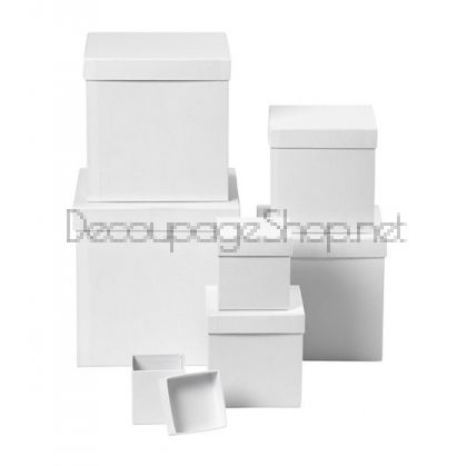 CREATIV КВАДРАТНА КАРТОНЕНА КУТИЯ ЗА ДЕКОРАЦИЯ 18/18СМ.