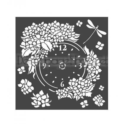 STAMPERIA MEDIA STENCIL - ШАБЛОН 18 Х 18 СМ - KSTDQ41