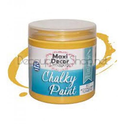 Тебеширена боя CHALKY PAINT - Maxi Decor - цвят 601 TURMERIC - 250МЛ.