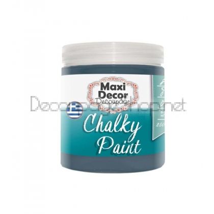 Тебеширена боя CHALKY PAINT - Maxi Decor - цвят 524 DARK BLUE GREY - 250МЛ.
