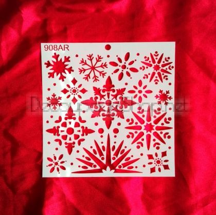 УНИВЕРСАЛЕН ШАБЛОН ЗА МНОГОКРАТНА УПОТРЕБА 908AR - 18 х 18см