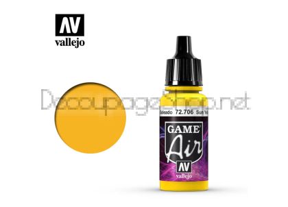 Game Air - боя за аерографи 17 мл. Sun Yellow - Acrylicos Vallejo