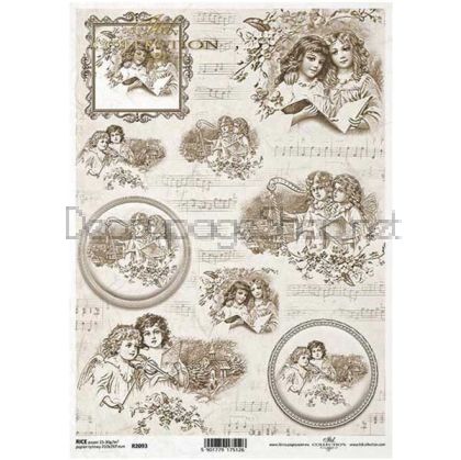 ITD COLLECTION ДЕКУПАЖНА ОРИЗОВА ХАРТИЯ А4 - R2093