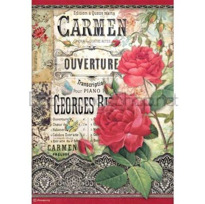 STAMPERIA ДЕКУПАЖНА ОРИЗОВА ХАРТИЯ А4 – DFSA4718