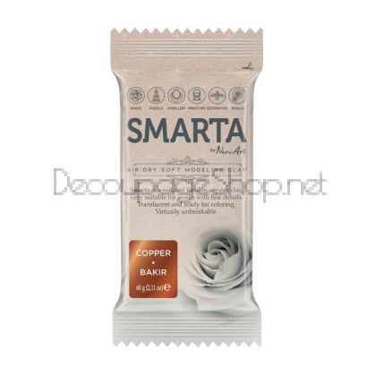 SMARTA САМОСЪХНЕЩА ПОЛИМЕРНА ГЛИНА 60 ГР – COPPER 32