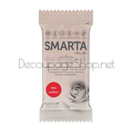 SMARTA САМОСЪХНЕЩА ПОЛИМЕРНА ГЛИНА 100 ГР – RED 09