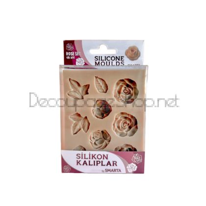 SMARTA СИЛИКОНОВИ МОЛДОВЕ – ROSE SET SK1013045