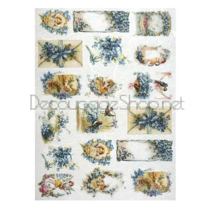 ITD COLLECTION ДЕКУПАЖНА ОРИЗОВА ХАРТИЯ А4 - R1343