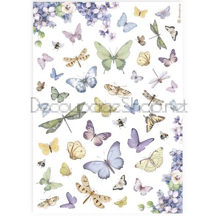 STAMPERIA ДЕКУПАЖНА ОРИЗОВА ХАРТИЯ А4 - DFSA4891