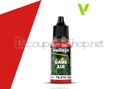 Game Air - боя за аерографи 17 мл. Bloody Red - Acrylicos Vallejo