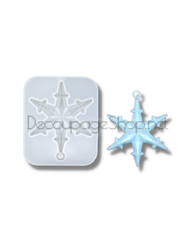 СИЛИКОНОВ МОЛДОВ ЗА ОТЛИВКИ - СНЕЖИНКА