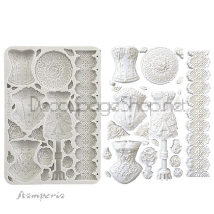 STAMPERIA OLD LACE СИЛИКОНОВ МОЛД KACMA543