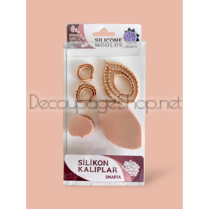 SMARTA СИЛИКОНОВИ МОЛДОВЕ - HYDRANGEA LEAVES SK1013075