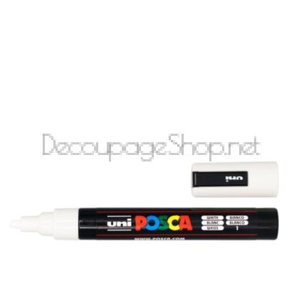 Акрилен Маркер : Posca 5M : Бял