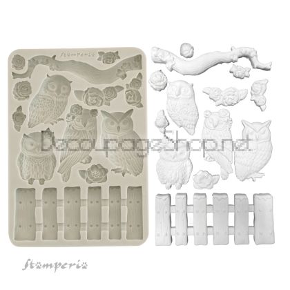 STAMPERIA THE OWL`S HOUSE СИЛИКОНОВ МОЛД KACMA585