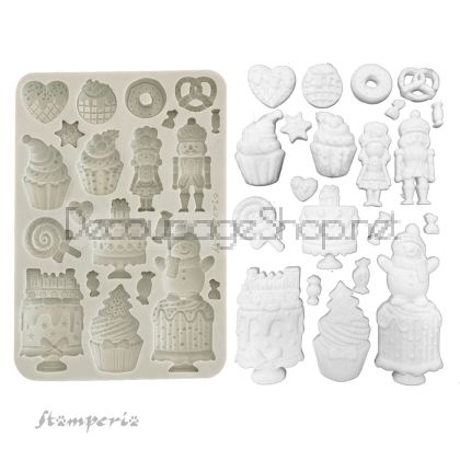 STAMPERIA CANDY CHRISTMAS СИЛИКОНОВ МОЛД KACMA584