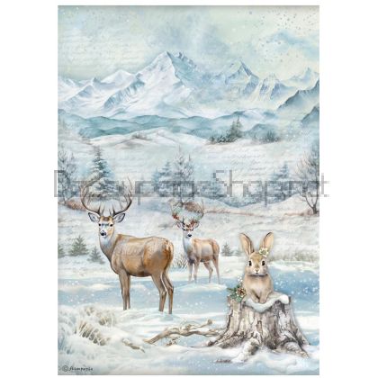 STAMPERIA THE OWL`S HOUSE ДЕКУПАЖНА ХАРТИЯ А4 - DFSA41055