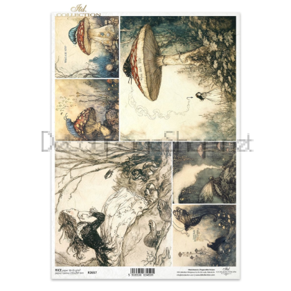 ITD COLLECTION ДЕКУПАЖНА ОРИЗОВА ХАРТИЯ А4 - R2657