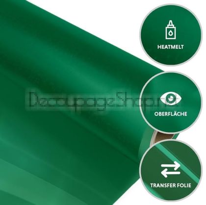 Текстилно фолио за термотрансфер - NOVA FLEX – 1004 - ЗЕЛЕНО 04 - 25 х 100см