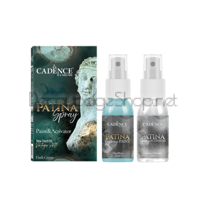 CADENCE ПАТИНА СПРЕЙ 50+50 МЛ. - DARK GREEN