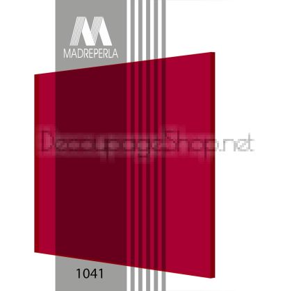 Плексиглас Трансперентен: Прозрачен: Червен - 3мм - 20 х 30см