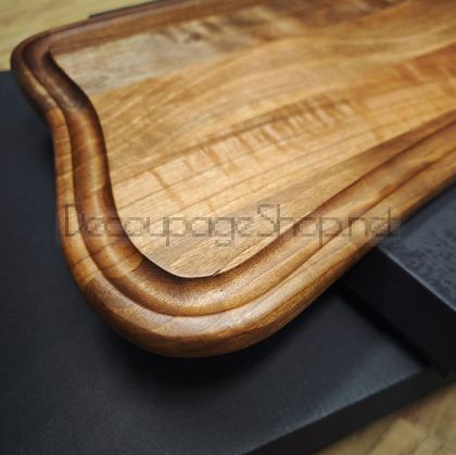 Дъска за рязане и сервиране Орехово Плато - 48 х 26см