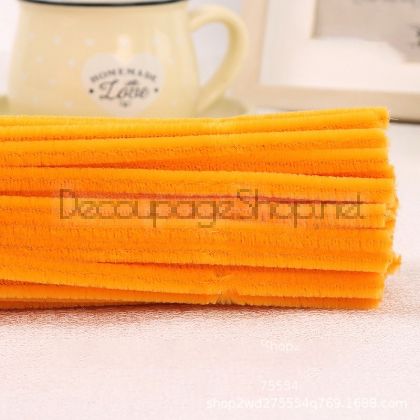 Дълги Плюшени Телчета : Пакет с 10 Броя : ПАТЕШКО ЖЪЛТО