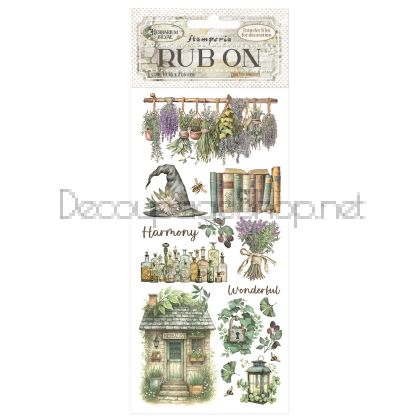 STAMPERIA HERBARIUM SILVAE RUB ON 10,16/21,6СМ - DFLRB212