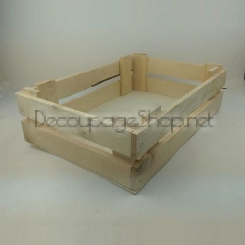 Дървена щайга DS04