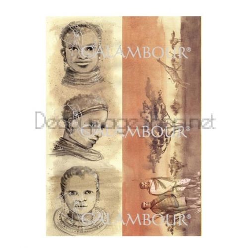 CALAMBOUR ДЕКУПАЖНА ХАРТИЯ 48 Х  33 СМ - MSK 8