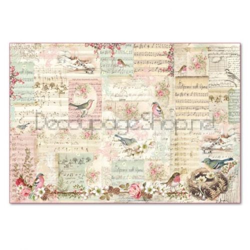 STAMPERIA ДЕКУПАЖНА ОРИЗОВА ХАРТИЯ 50 Х 35 - DFS383