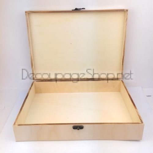 Дървена кутия за А4 - 32 х 24 х 7см