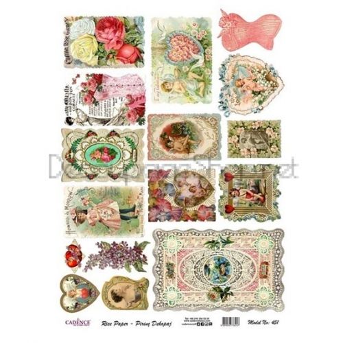 CADENCE ДЕКУПАЖНА ОРИЗОВА ХАРТИЯ A4 - 451