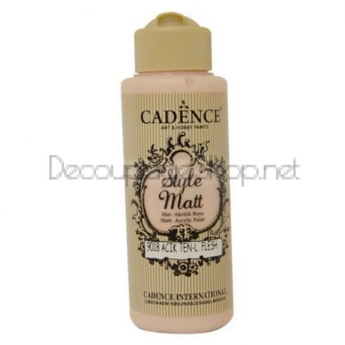 CADENCE АКРИЛНА БОЯ STYLE MATT 120 МЛ. - LIGHT FLESH 9018