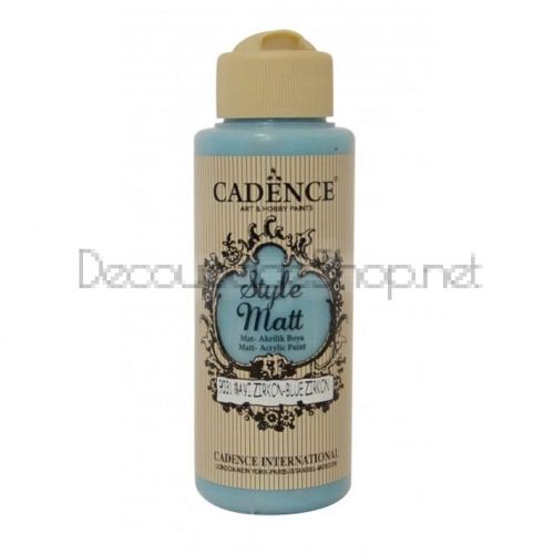 CADENCE АКРИЛНА БОЯ STYLE MATT 120 МЛ. - BLUE ZIRCON 9031